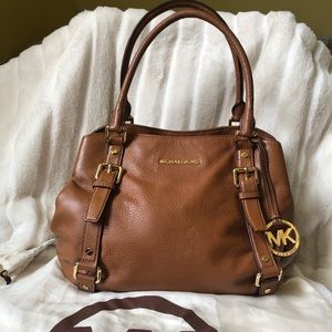 Michael Korda Brown Leather Bag